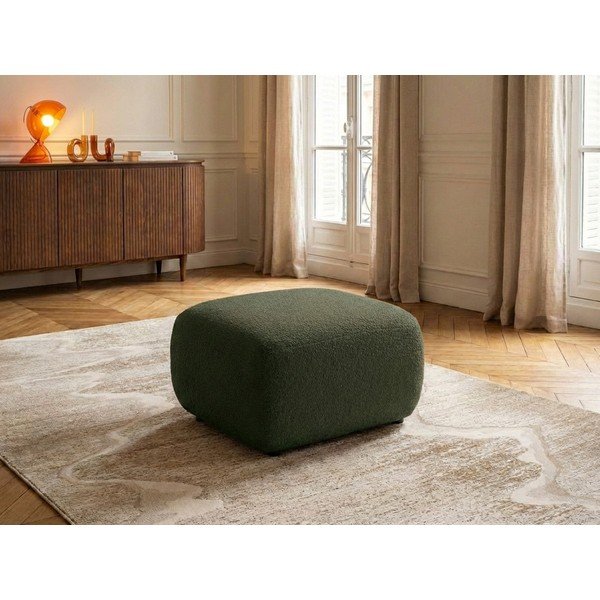 Zaļš kāju soliņš no buklē auduma Montaigne – Bobochic Paris-image-1