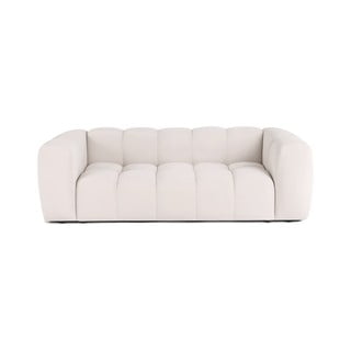 Krēmkrāsas samta dīvāns 225 cm Cube – Bonami Selection