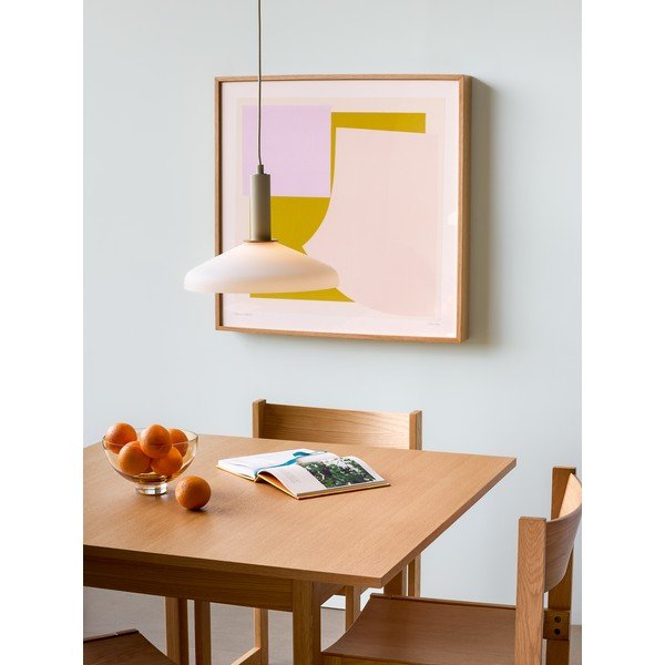 Ēdamgalds ar ozolkoka imitāciju 110x110 cm Geo – Hübsch-image-1