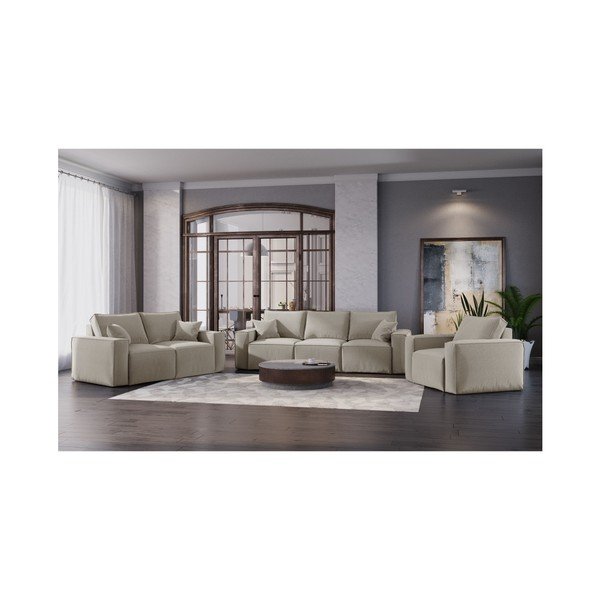 Bēšs dīvāns Cosmopolitan Design Miami, 245 cm-image-4