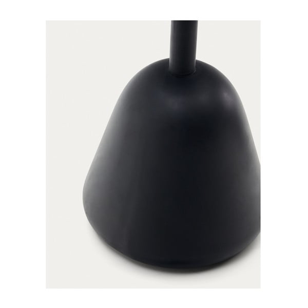 Melns/dabīga toņa apaļš žurnālgaldiņš ar akācijas koka galda virsmu ø 43 cm Saura – Kave Home-image-3