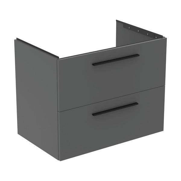 Pelēks piekarams skapītis zem izlietnes 80x63 cm i.Life B – Ideal Standard-image-4