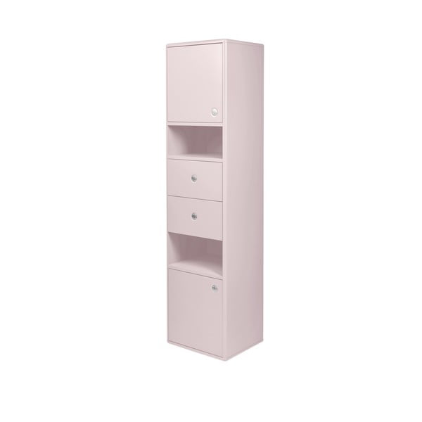 Rozā augsts/piekarams vannas istabas skapis 40x158 cm Color Bath – Tom Tailor-image-3