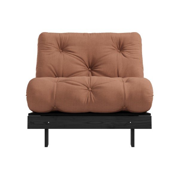 Izvelkamais krēsls Karup Design Roots Black/Clay Brown-image-3