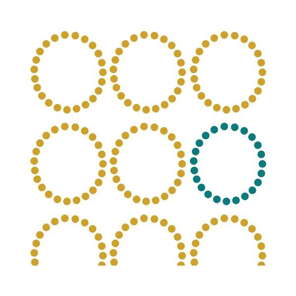 Segas pārklājs Apļi, 200x200 cm-image-3