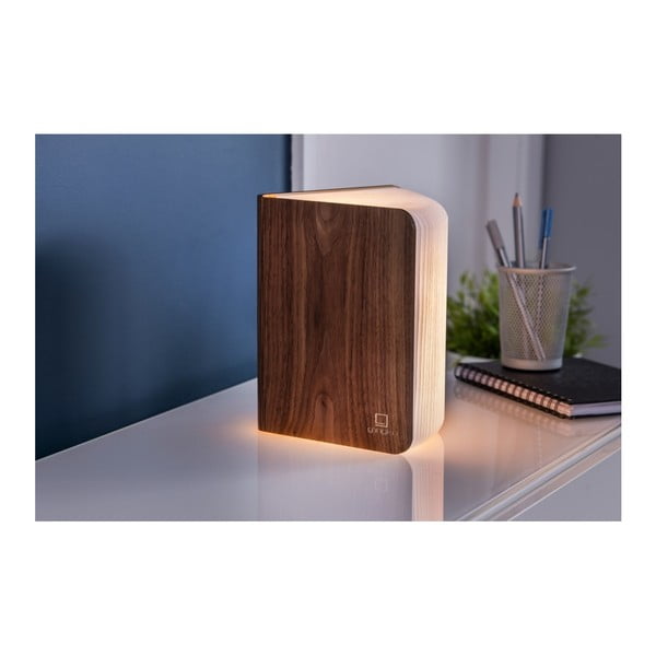 Brūns gaismas dekors ar USB Booklight – Gingko-image-4