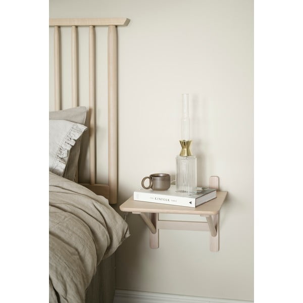 Ozolkoka imitācijas naktsgaldiņš ar plauktiem Camrose – Rowico-image-1