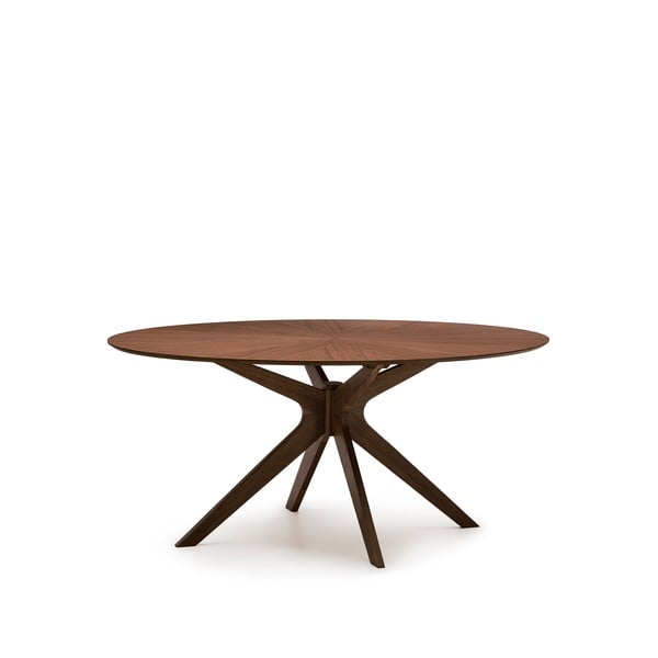 Ēdamgalds ar valrieksta koka imitācijas galda virsmu 110x180 cm Naanim – Kave Home-image-4