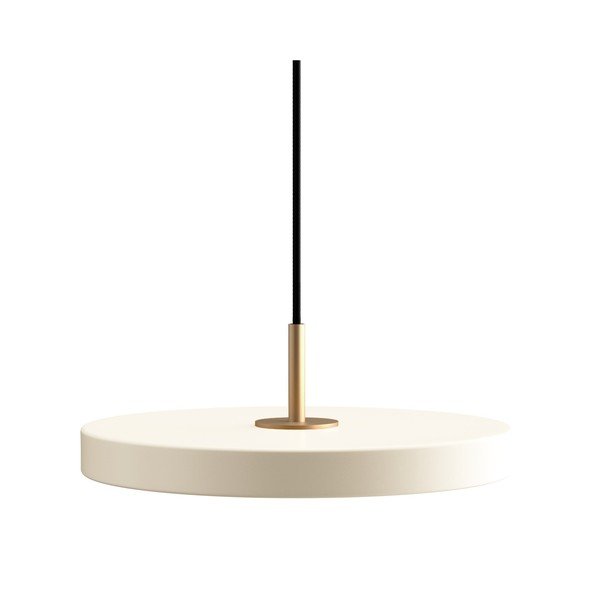 Krēmkrāsas LED piekaramā lampa ar regulējamu spilgtumu un metāla abažūru ø 31 cm Asteria Plus Mini – UMAGE
