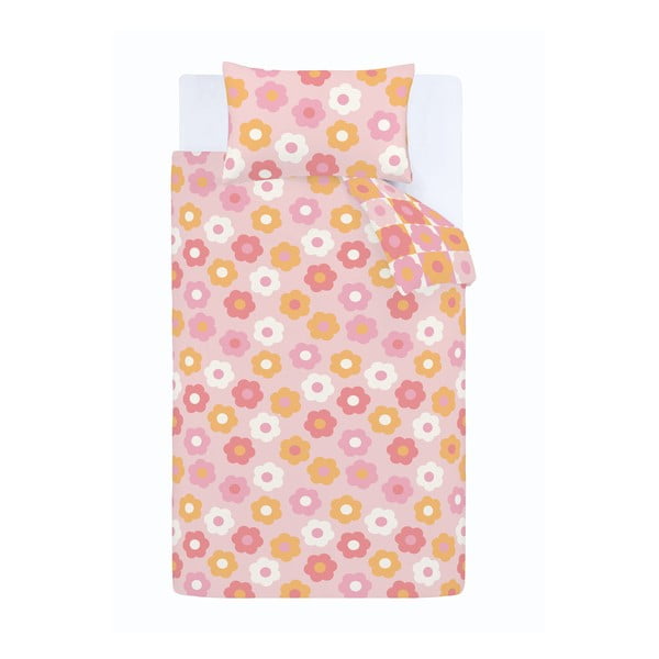 Vienguļamā bērnu gultas veļa 135x200 cm Retro Daisy – Catherine Lansfield-image-2