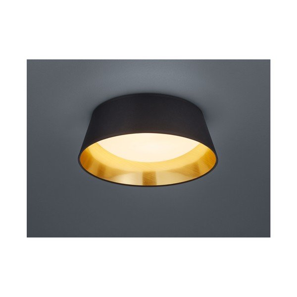 Melns LED griestu gaismeklis Reality Ponts, diametrs 34 cm-image-1