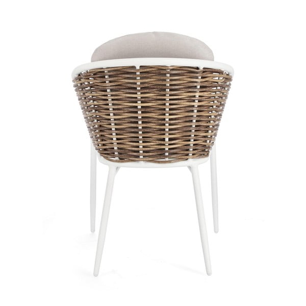 Balts metāla dārza krēsls Maribela – Bizzotto-image-4