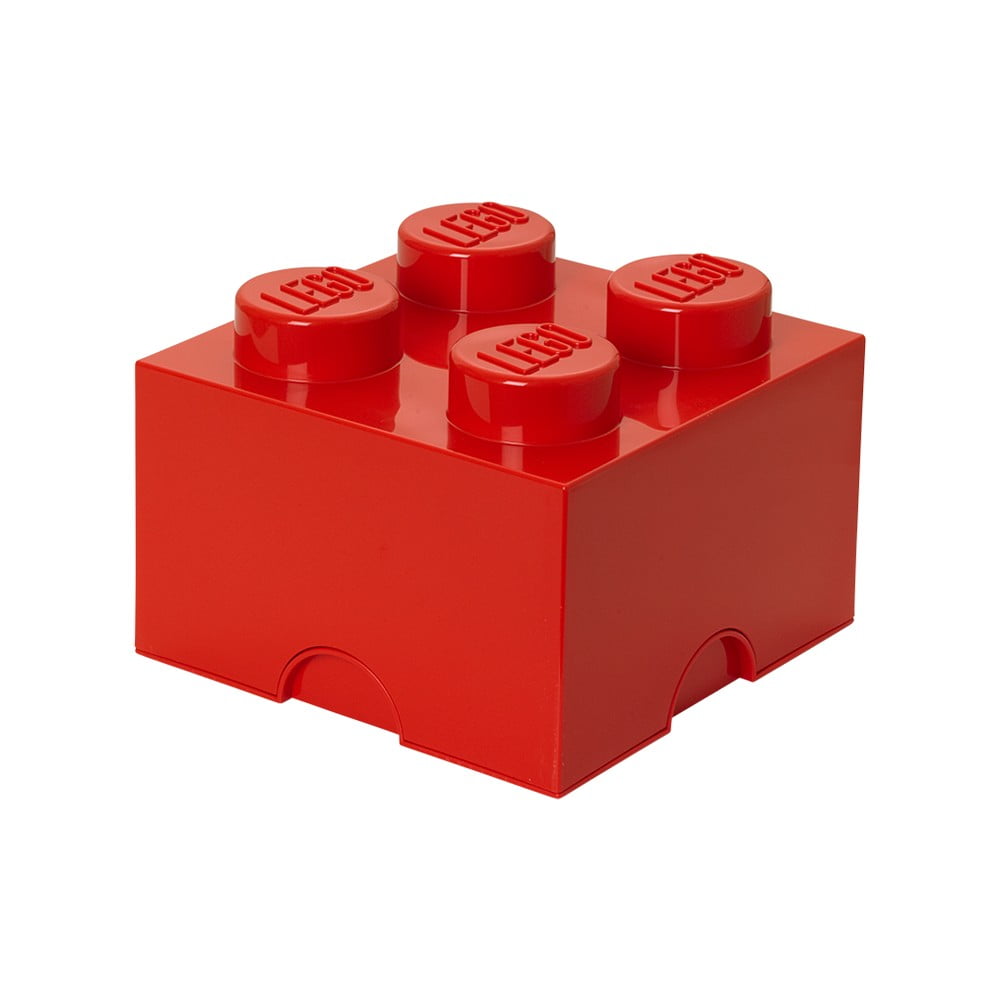 Sarkana kvadrātveida glabāšanas kaste LEGO®