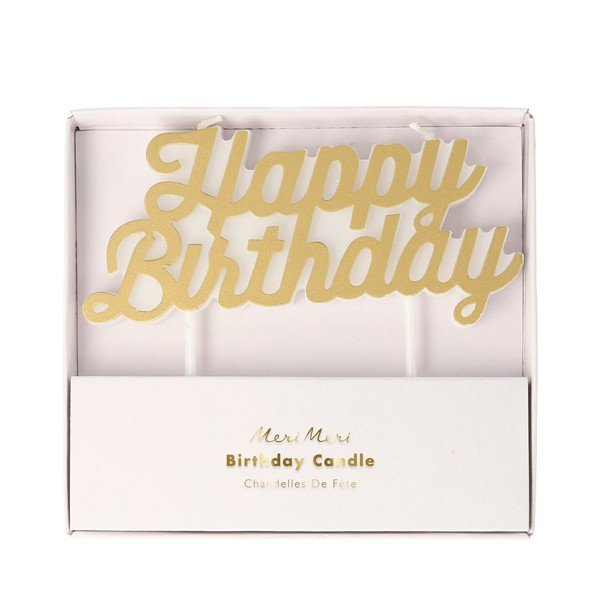 Svece tortei Happy Birthday – Meri Meri