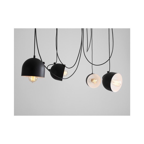 Melna griestu lampa ar 4 spuldzēm CustomForm Popo-image-4