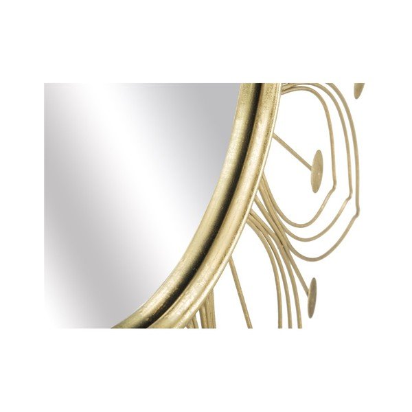 Mauro Ferretti Glam sienas spogulis zelta krāsā, ⌀ 80 cm-image-1