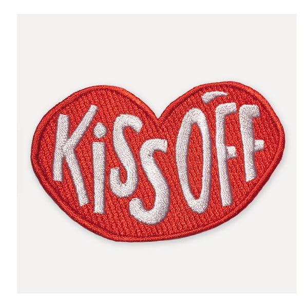 Ielāps lūpu formā Red U Studio Design Kiss Off, 8,5 x 11 cm