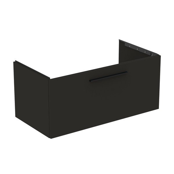 Antracīta pelēks piekarams skapītis zem izlietnes 100x44 cm i.Life B – Ideal Standard-image-3