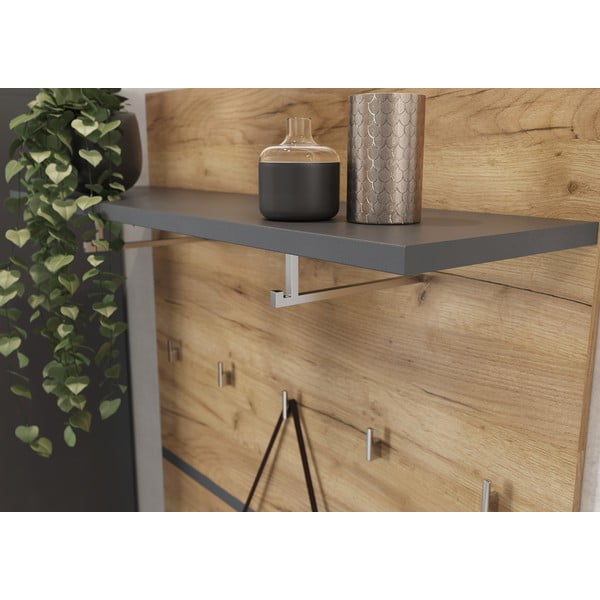 Dabīga toņa sienas pakaramais ar ozolkoka imitāciju Lissabon – Germania-image-3