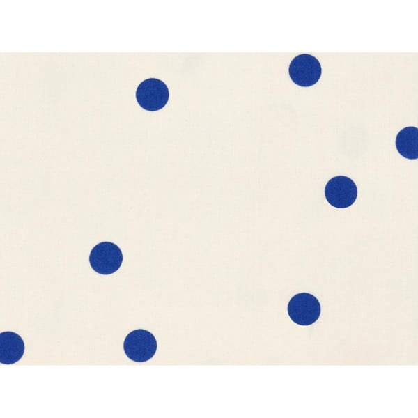 Zila/krēmkrāsas vienguļamā gultas veļa no kokvilnas satīna 140x200 cm Solaris – Södahl-image-2