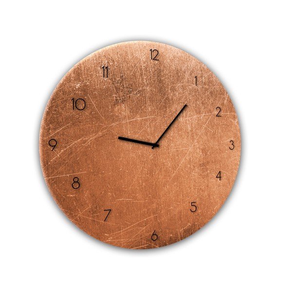Sienas pulkstenis Styler Glassclock Copper, ⌀ 30 cm-image-1