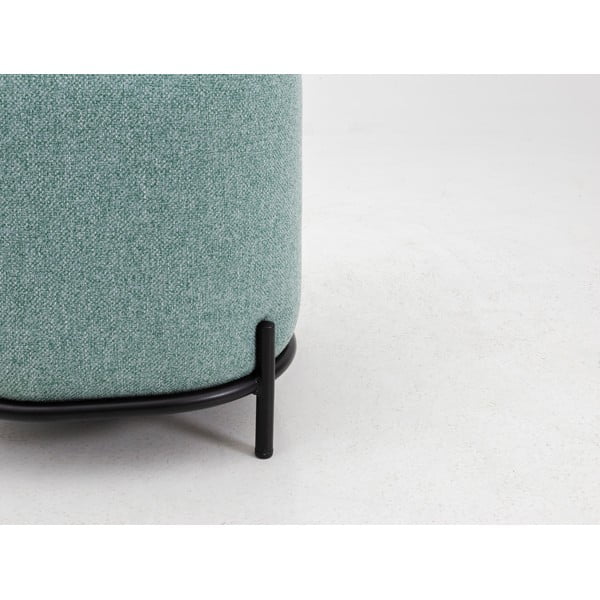 Zaļi pelēks pufs Tenzo Harry, ø 42 cm-image-1