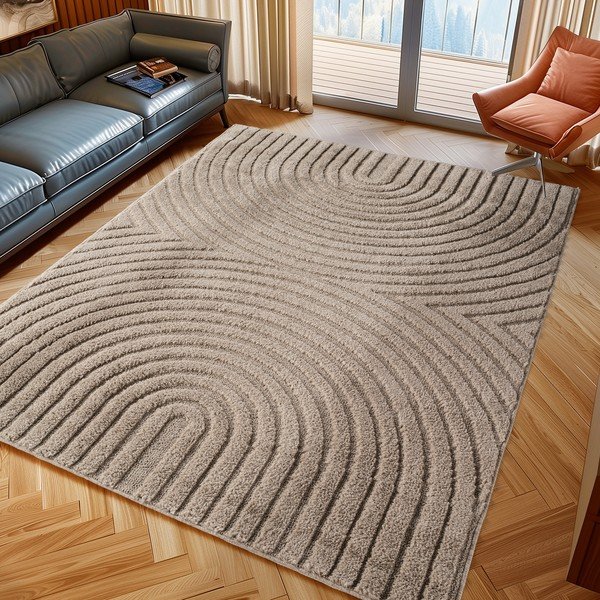Bēšs paklājs no džutas maisījuma 200x290 cm Art 1122 – Ayyildiz Carpets-image-1