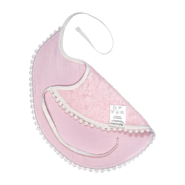 Rozā muslīna bērnu priekšautiņš Kindsgut London-image-3