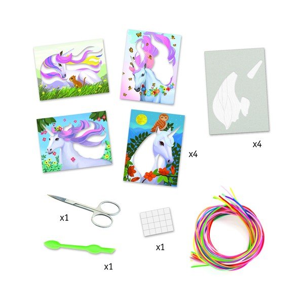 Radošais komplekts Djeco Rainbow Unicorns-image-3