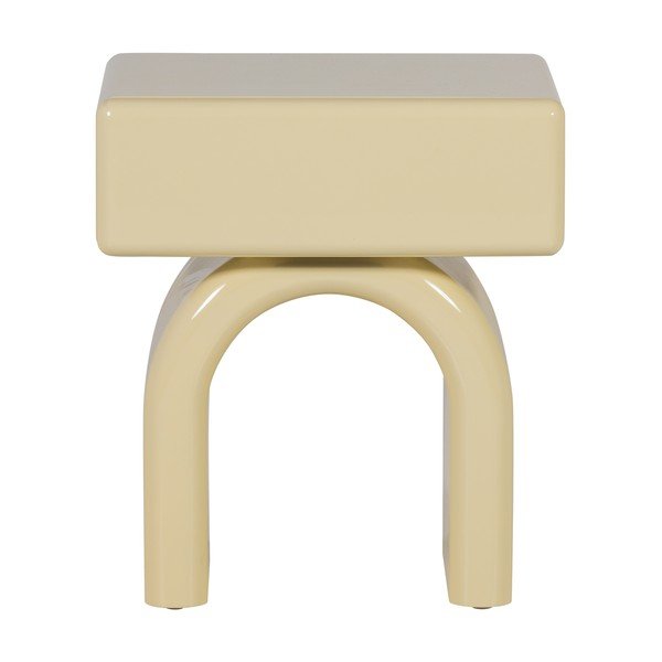 Gaiši dzeltens spīdīgs naktsskapītis Zorel – WOOOD