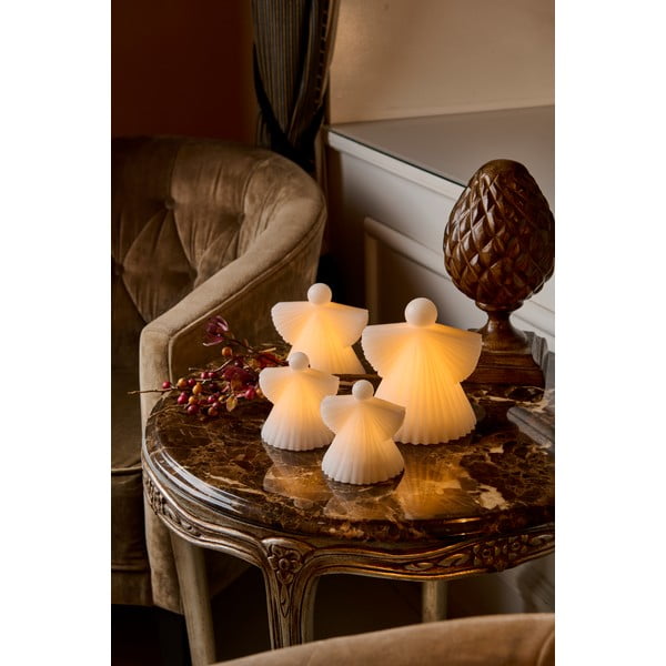 Balti gaismas dekori (2 gab.) ø 9 cm Asta – Sirius-image-3