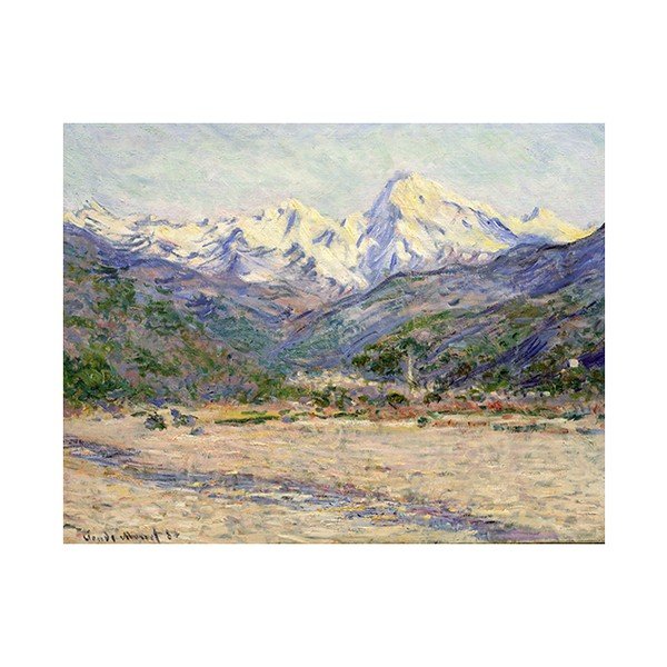 Klods Monē - Nervijas ieleja, 50x40 cm