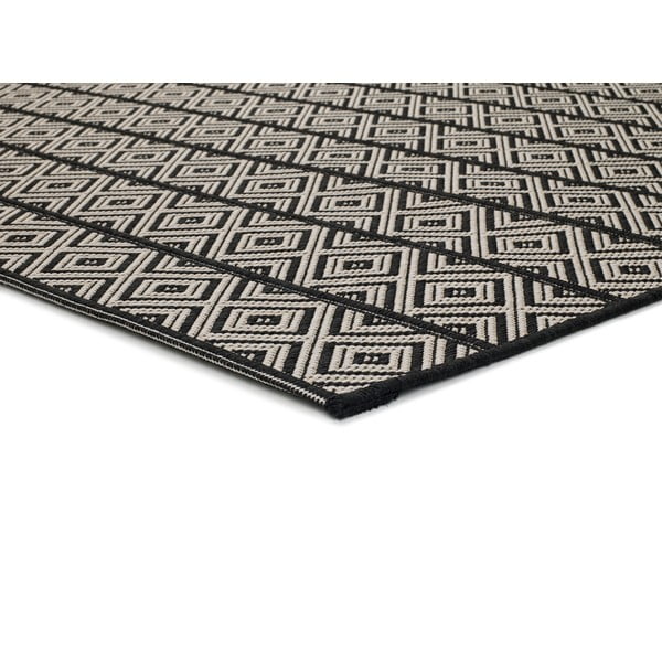 Tumši pelēks āra paklājs Universal Tokio Stripe, 80 x 150 cm-image-2