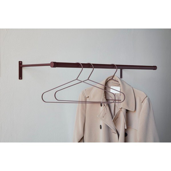 Bordo sienas pakaramais no nerūsējošā tērauda 90 cm Hang-It – Mette Ditmer Denmark-image-2