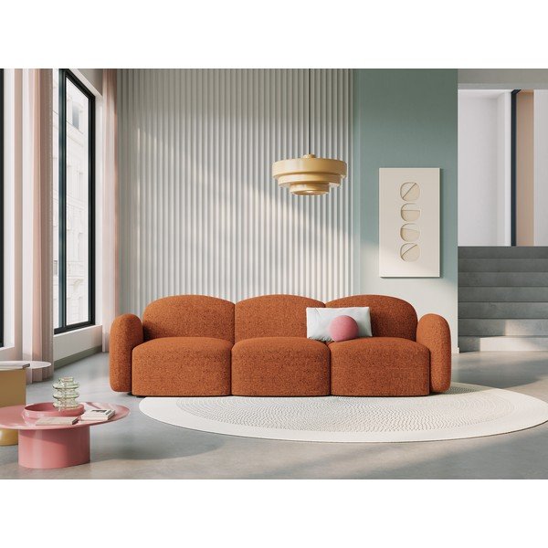 Oranžs dīvāns 272 cm Blair – Micadoni Home-image-1