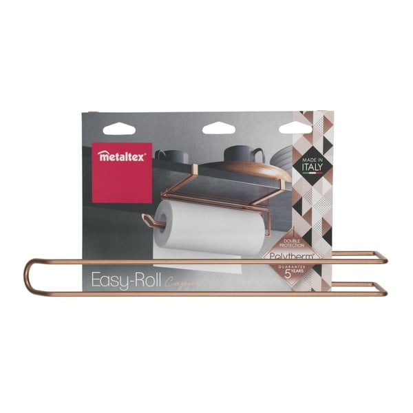 Piekaramais papīra dvieļu turētājs vara krāsā Metaltex-image-3