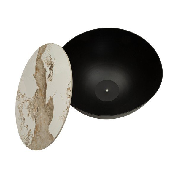 Brūns metāla apaļš žurnālgaldiņš ø 73 cm Glam – Mauro Ferretti-image-4