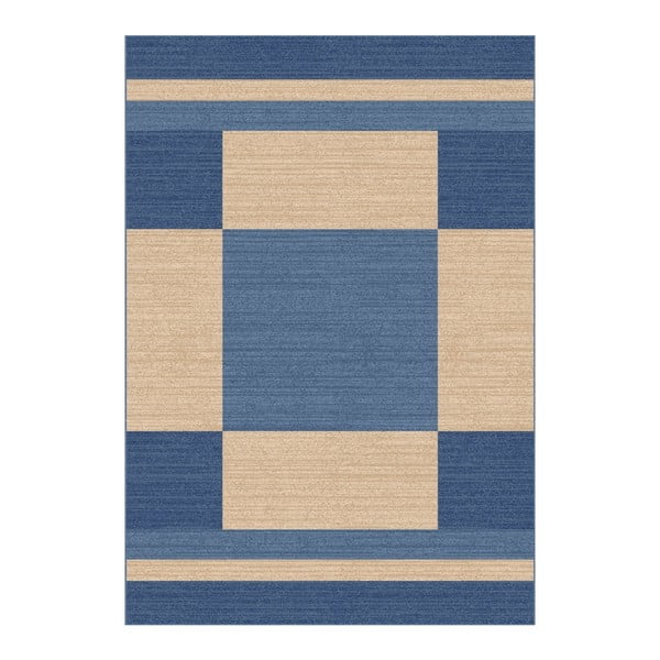 Zils un bēšs paklājs Universal Boras, 160 x 230 cm