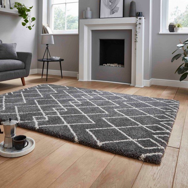 Pelēks paklājs 120x170 cm Royal Nomadic – Think Rugs-image-2