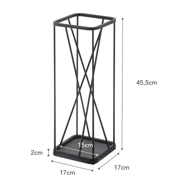 Melns lietussargu statīvs YAMAZAKI-image-4