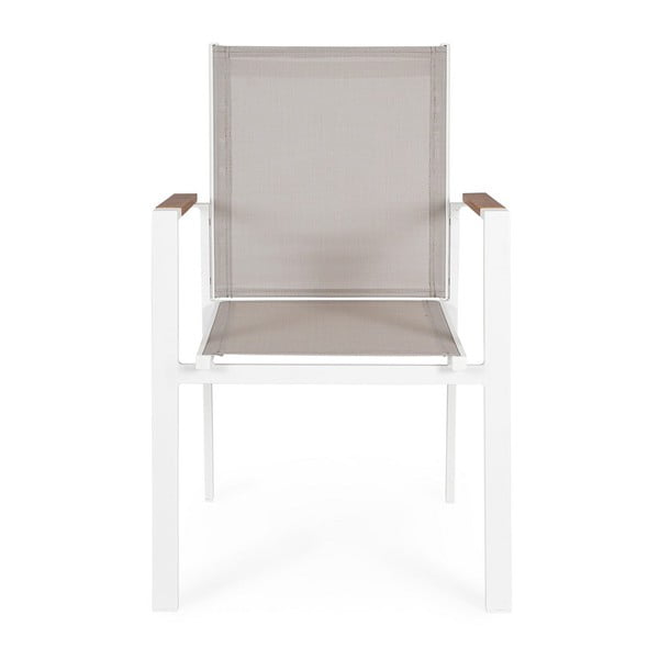 Balti metāla dārza krēsli (4 gab.) Heta – Bizzotto-image-1