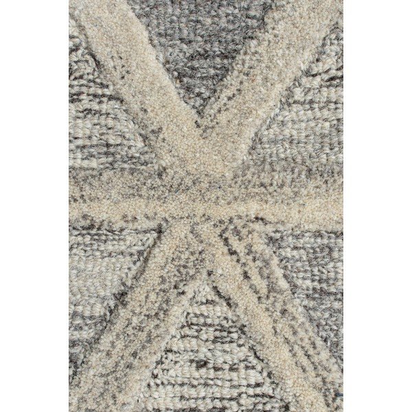 Pelēks vilnas paklājs Flair Rugs River, 120 x 170 cm-image-2