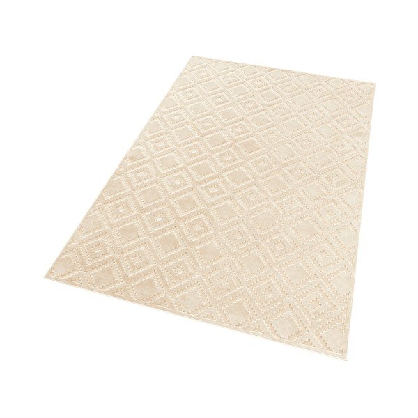 Krēmkrāsas viskozes paklājs Mint Rugs Iris, 80 x 125 cm-image-2