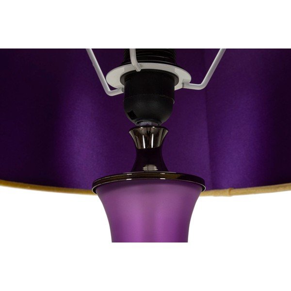 Dzeltena/violeta stāvlampa ar auduma abažūru (augstums 167 cm) Milva One – Mauro Ferretti-image-2