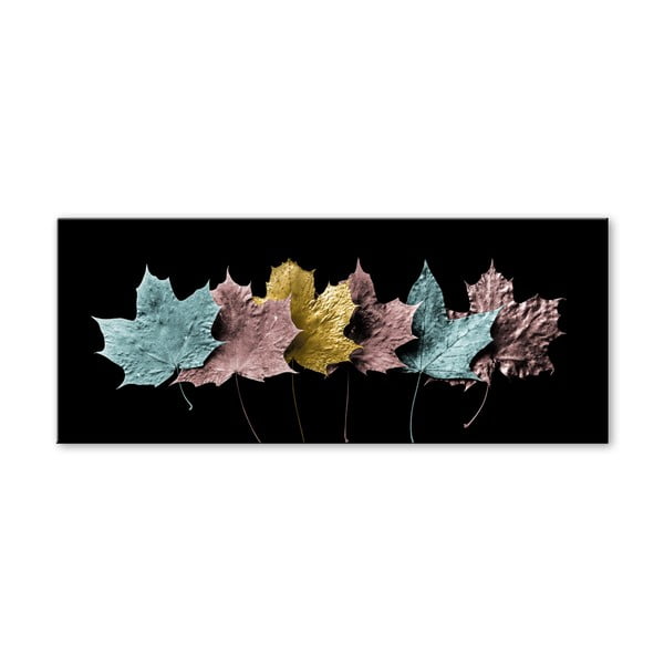 Image Styler Glas Pastell Leafes, 50 x 125 cm