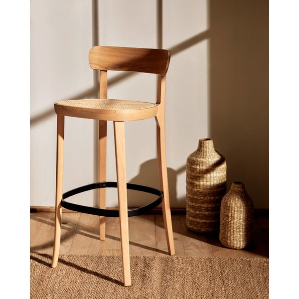 Bāra krēsls no oškoka 99 cm Romane – Kave Home-image-1