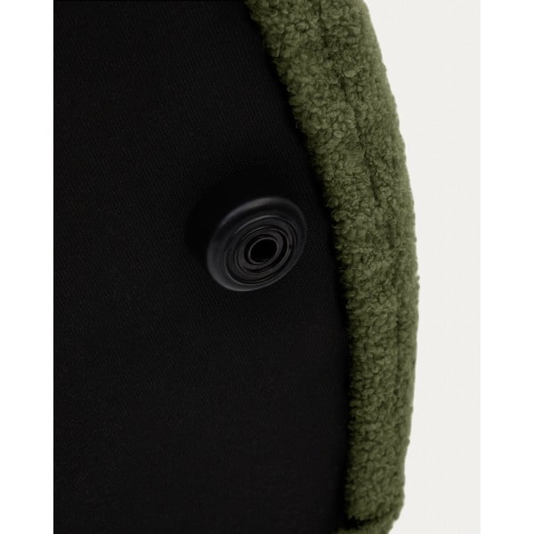 Zaļš pufs no buklē auduma Kaeli – Kave Home-image-3