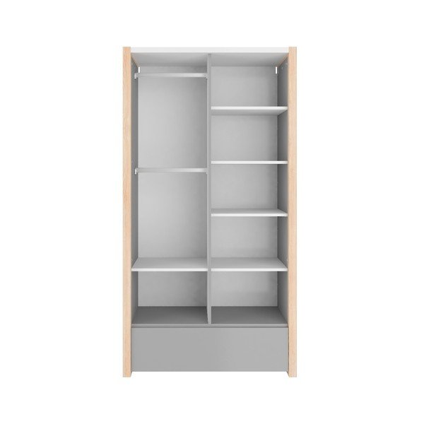 Pelēks drēbju skapis BELLAMY Pinette-image-3