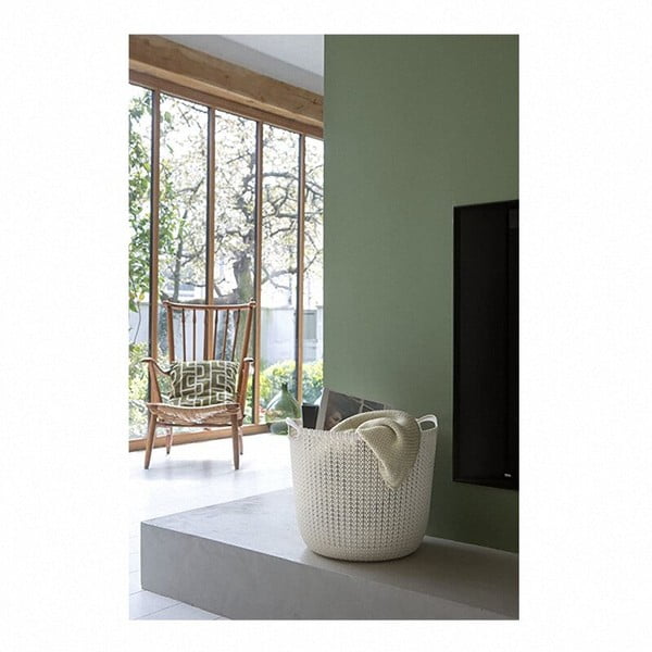 Krēmkrāsas veļas grozs Curver-image-1