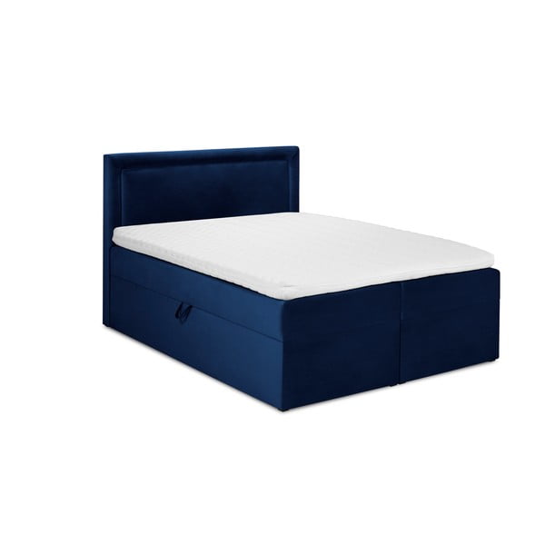 Zila samta divguļamā gulta Mazzini Beds Yucca, 200 x 200 cm
